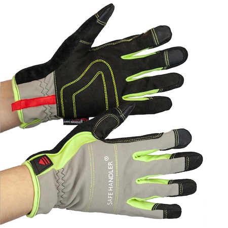 Safe Handler High Visibility Tech Gloves, Small/Medium, PR BLSH-MSRG-12-SM